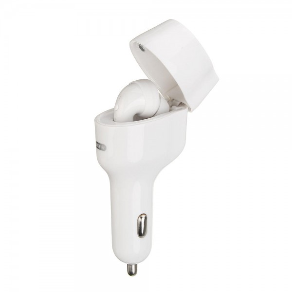 12-24V 2.4A Car Charger bluetooth Earphone