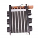 12V 24V Iron Compact Heater Three-side Blow Diversion 35 Copper Tubes Car Heater