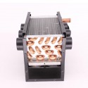 12V 24V Iron Compact Heater Three-side Blow Diversion 35 Copper Tubes Car Heater