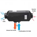 12V 5KW Car Parking Heater Diesel Air Heater with Remote Control + LCD Monitor Switch + Silencer for Truck Bus Trailer