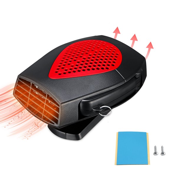 12V/24V 3 In1 Car Heater Fan Cool Fan Defroster Air Purification Low Noise Defrosting