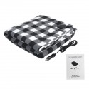 150*110CM Electric Car Blanket Heated 12V Fleece Travel Throw Blanket Warm Gift