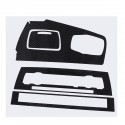 15Pcs Carbon Fiber Sticker Interior Vinyl Decal For BMW F10 F18 5 Series 2011-17