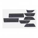 15Pcs LHD Carbon Fiber Sticker Interior Vinyl Decal For BMW X1 2012-2015 3D / 5D