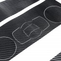 15Pcs RHD Carbon Fiber Sticker Interior Vinyl Decal For BMW X1 2012-2015 3D / 5D