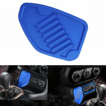 1PC Metal Cigarettes Lighter Decoration Panel Cover Trim For Jeep Renegade