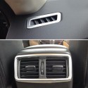 3pcs Chrome Car Dashboard Panel Trims Air Vent Cover for Nissan Rogue Sport XTrail T32 2014-2018