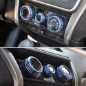 3pcs/Set Cars Alu Decoration Stereo Air Conditioning Knob Ring for Honda New City Vezel Fit XRV