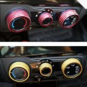 3pcs/Set Cars Alu Decoration Stereo Air Conditioning Knob Ring for Honda New City Vezel Fit XRV