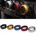3pcs/Set Cars Alu Decoration Stereo Air Conditioning Knob Ring for Toyota YARiS L 14-15 New Vios