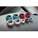 3pcs/set Car Alu Decorative Covers Stereo A/C Knob Circles Knob Ring for BMW 5 6 7 series 5series GT