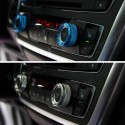 3pcs/set Car Alu Decorative Covers Stereo A/C Knob Circles Knob Ring for BMW 5 6 7 series 5series GT