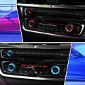 3pcs/set Car Alu Decorative Covers Stereo A/C Knob Circles Knob Ring for BMW 5 6 7 series 5series GT