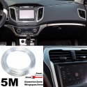 5M DIY Car Interior Edge Interval Decorative Line Door Ornament Garnish Trim