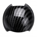 Car Carbon Fiber Gear Shift Knob Head Cover Cap Trim for AUDI A3 S3 8V 2014-2018