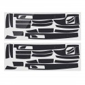 Carbon Fiber Pattern Car Interior Dashboard Sticker Wrap Decoration Left Hand Driving for BMW 5-Series E60 2003-2010