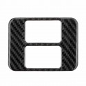 Carbon fiber pattern central control seat electric heating button decoration is suitable for Toyota Subaru BRZ Toyota 86 2013-2019