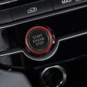 Crystal Start Button Start Stop Engine Switch Button Cover For Jaguar