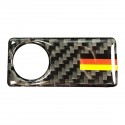 For Mercedes C Class W205 C180 C200 C300 GLC Carbon Fiber Car Interior Door Handle Cover Sticker