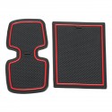 Gate Slot Pad For SUZUKI SWIFT 2018 Cup Holders Door Slot Mat Groove Non-slip 12