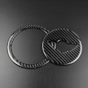 Real Carbon Fiber Steering Wheel Sticker Cover Trim For Mini Cooper R55 R56 R60