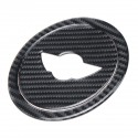 Real Carbon Fiber Steering Wheel Sticker Cover Trim For Mini Cooper R55 R56 R60