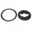 Real Carbon Fiber Steering Wheel Sticker Cover Trim For Mini Cooper R55 R56 R60