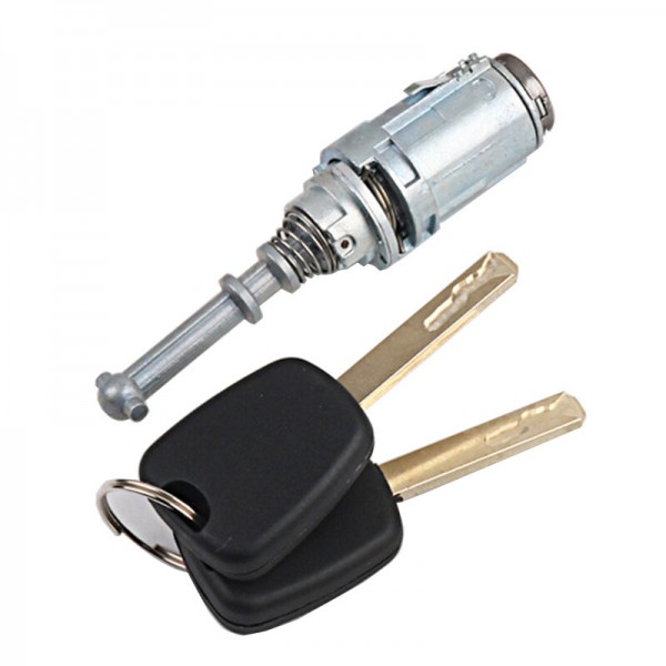 Car Left Door Lock Cylinder Locks Accessories for Citroen C2 C3 9170.T9 with 2 Keys Replacement Lock Set Locksmith Tools