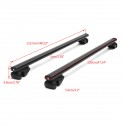 120cm Universal Aluminum Car Roof Rack Locking Cross Bars Anti Theft Lockable