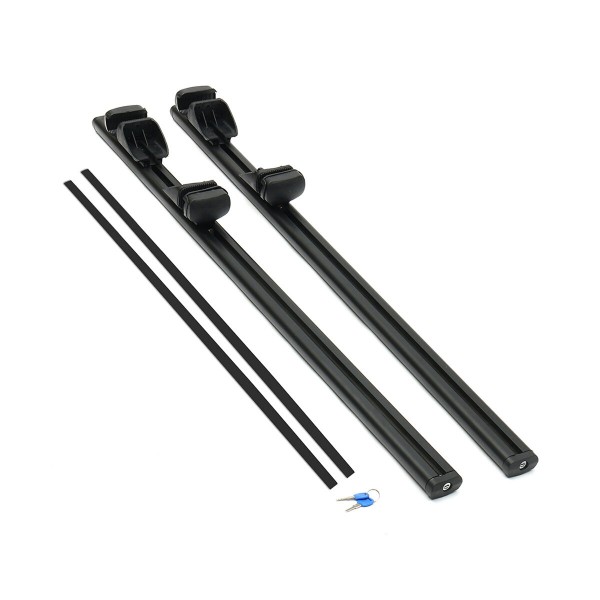 120cm Universal Aluminum Car Roof Rack Locking Cross Bars Anti Theft Lockable