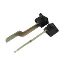 1Pair Convertible Top Lock Latch Lever Repair Kit For BMW 3 Series E46 325Ci 330Ci M3 2000-2006