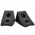 2Pcs/Set Rubber Wheel Chock Chocks Stop Brake Wedges Car Caravan Trailer Truck Block