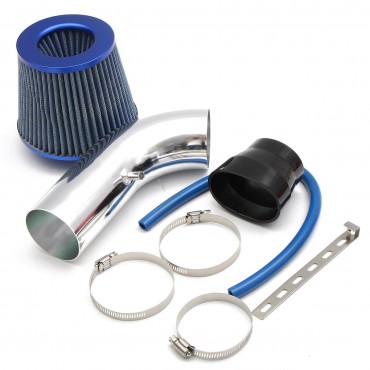 3 Inch 75mm Car Cold Air Intake System Turbo Induction Pipe Tube and Cone Filter