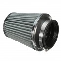 3Inch 75mm Car Air Filter Clean Intake High Flow Short RAM/COLD Round Cone Heavy Metal Alloy