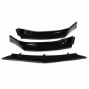 3PCS For 2014-2018 Mazda 3 Axela Painted Black Front Bumper Body Kit Spoiler Lip