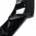 3PCS For 2014-2018 Mazda 3 Axela Painted Black Front Bumper Body Kit Spoiler Lip