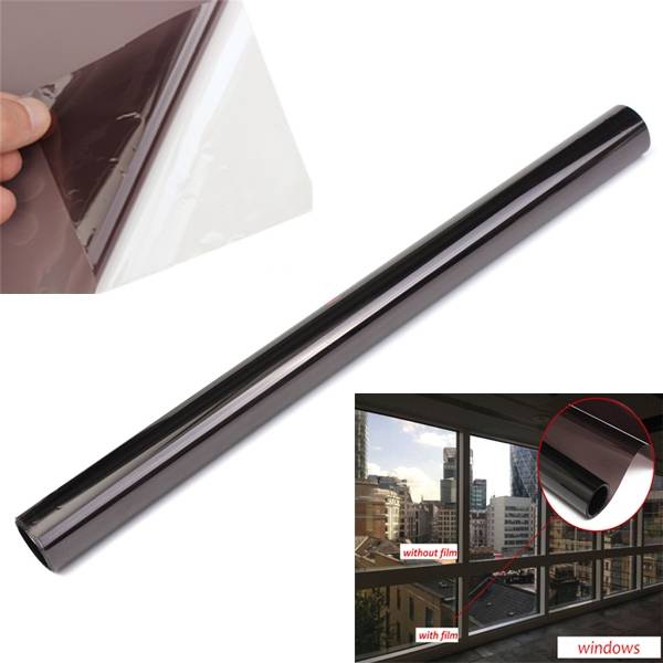 50% Black Car Window Anti-UV Tint Protective Film 6Mx50cm