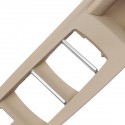 Beige Inner Window Switch Panel Housing Handle Armrest For BMW 520 523 525 530 535