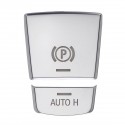 Car Electronic Handbrake AUTO H Buttons Cover For BMW 5 series F10 F18 Chrome ABS