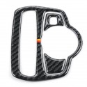 Carbon Fiber Headlight Switch Cover Trim Sticker For Mercedes C Class C180 C200 W205 GLC