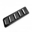 Universal Intake Panel Window Air Ventilated Blinds Air Outlet Trim Set Matte Black ABS