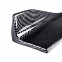 2pcs 35cm Carbon Fiber Universal Car Side Skirt Rear Bumper Lip Splitter Winglet Aprons Mudguards