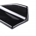 2pcs 48cm Carbon Fiber Universal Anti-Scratch Car Rear Bumper Lip Wrap Angle Splitters Mudguards