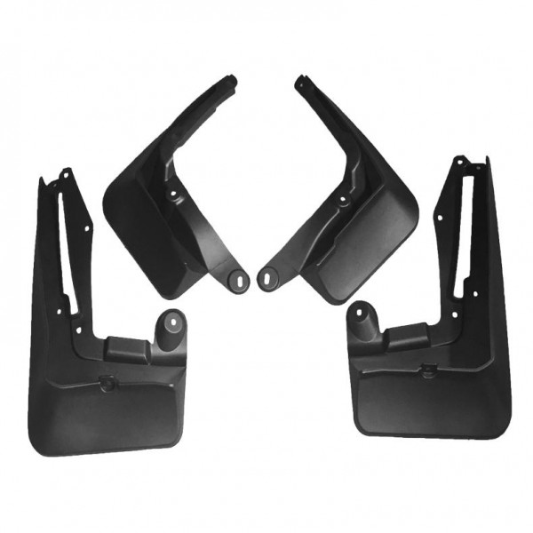 4Pcs Car Black Front and Rear Mud Flaps Mudguards For BMW 5 Series G30 2017-2018