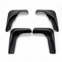 4Pcs Car Front and Rear Mud Flaps Black Plastic Mudguards for VW Jetta 2015-2017