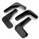 4Pcs Car Front and Rear Mud Flaps Black Plastic Mudguards for VW Jetta 2015-2017