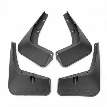 4Pcs Car front and Rear Mudguards Splash Flaps Mud Flaps For SUZUKI VITARA 2015-2017