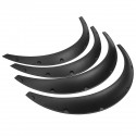 Universal Car Mudguard Flares Flexible Yet Durable Polyurethane BFD-UNIZG-PU Black