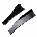 Universal Car Mudguards Fit Front Rear Bumper Lip Splitters Winglets Canards side skirt