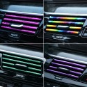 10PCS Car Air Conditioner Outlet Vent Grille Decoration U Shape Molding Trim-Strip